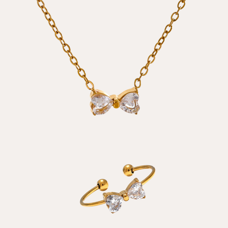 Crystal Bowknot Duo