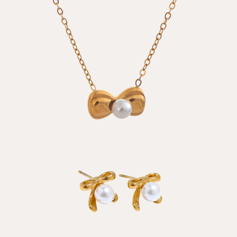 Pearl Bowknot Duo